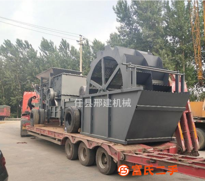 轉讓移動制砂機全自動制砂機河卵石花崗巖破碎制砂機