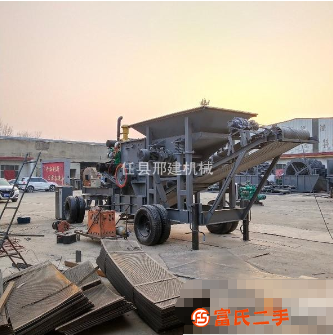 轉讓破碎機鵝卵石破碎制砂機移動式破碎機青石破碎制砂機