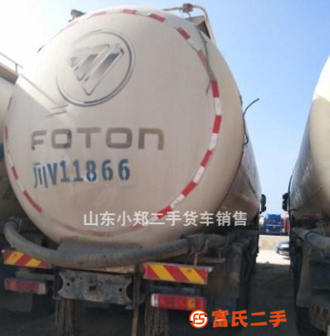轉(zhuǎn)讓二手歐曼ETX前四后八水泥罐車 原車手續(xù) 包提檔支持分期
