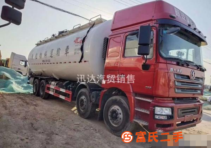 現車出售精品德龍大罐,18年6月國五排放,375馬力水泥罐車