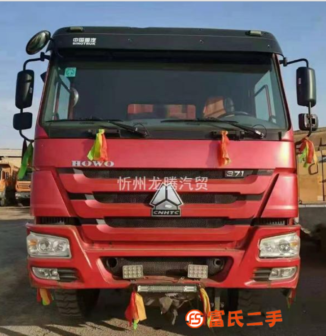 轉讓二手自卸車18年底豪沃,371馬力,大橋高配
