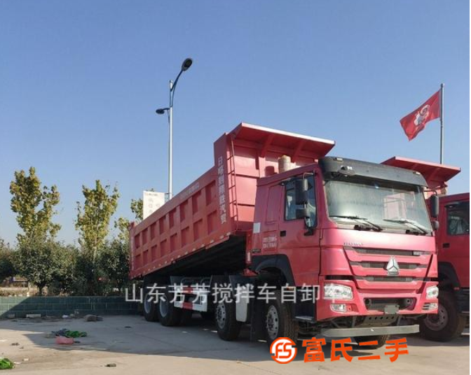 便宜轉讓一批二手重汽豪沃后翻自卸