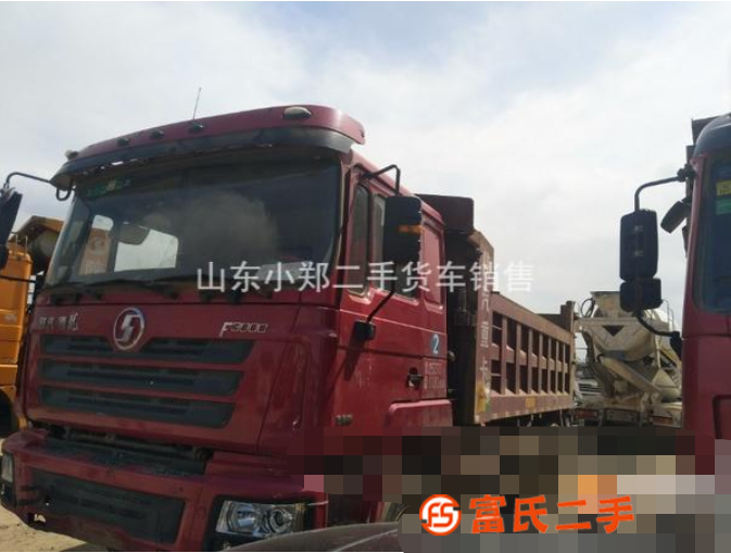 轉讓二手陜汽德龍F3000后八輪自卸車國四336馬力 包提檔