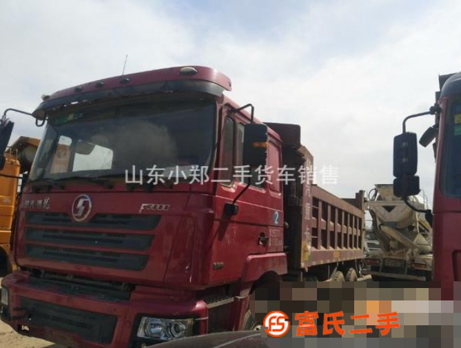 轉讓二手陜汽德龍F3000后八輪自卸車國四336馬力 包提檔