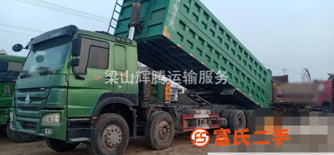 出售二手前四后八后八輪自卸車 5.6-8.8米 德龍 歐曼