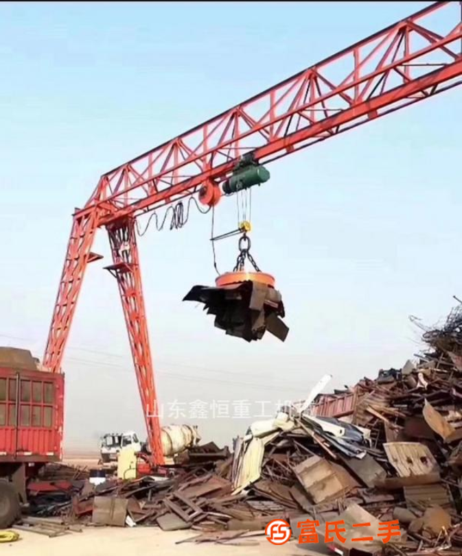 現貨出售抓鋼機,廢鐵抓鋼機,強力電磁吸盤,圓形裝載機專用吸盤