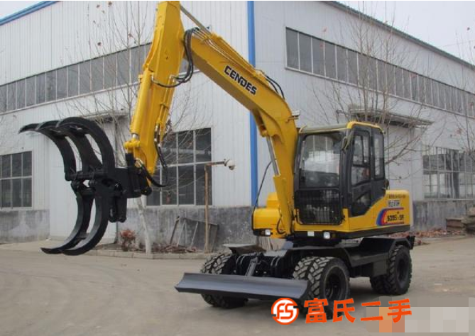 轉(zhuǎn)讓抓鋼機 抓鋼筋抓廢鐵 進口大泵不憋壓工作效率高