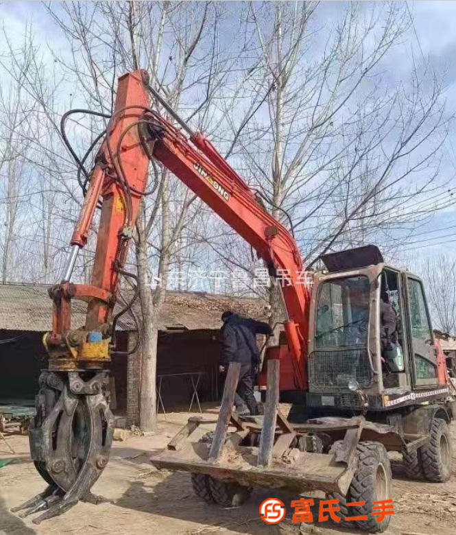 轉讓二手抓木機 挖掘機 全新隨車抓 隨車挖