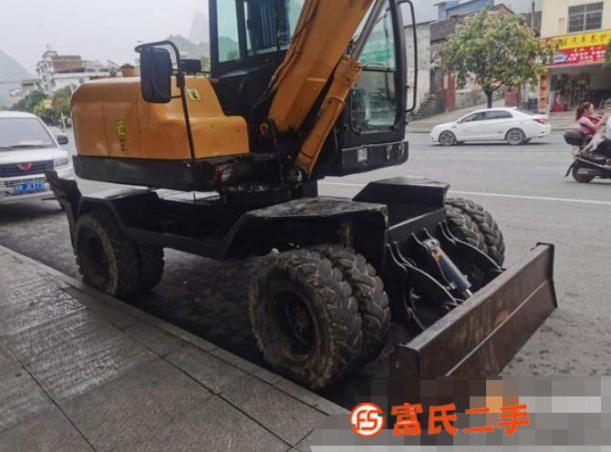 轉讓抓木機輪式挖掘機夾機