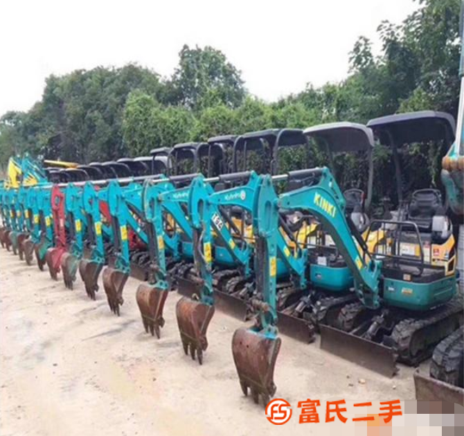 二手挖溝機, 玉柴小型挖掘機挖施肥溝轉讓