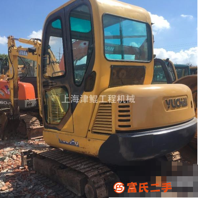 轉(zhuǎn)讓二手挖溝機(jī)栽樹機(jī)玉柴13 20 35小挖掘機(jī)