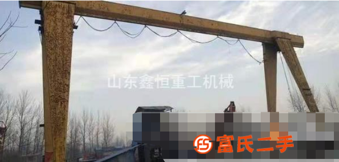 低價轉讓10噸包廂龍門吊，跨度20米，外懸4米，起升9米