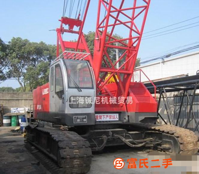轉(zhuǎn)讓二手撫挖50噸二手履帶吊純吊裝履帶吊
