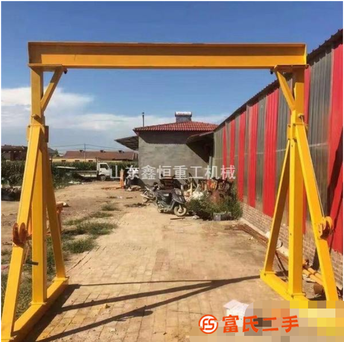 出售2噸移動龍門架 手動移動龍門吊 小型門式起重機 小型單