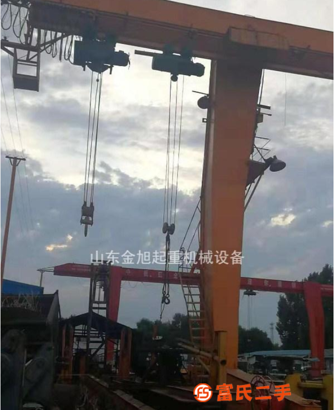 低價出售QD橋式雙梁50噸跨度19.5米起重機