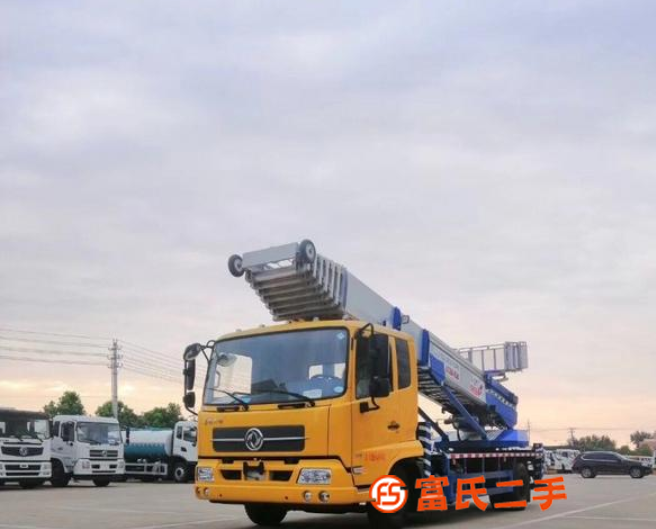 轉讓32米云梯車 進口藍牌云梯車0首付提車