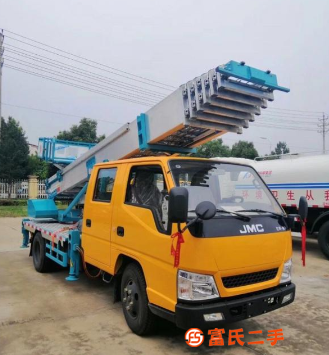 轉讓云梯車現車處理!進口32米藍牌云梯車
