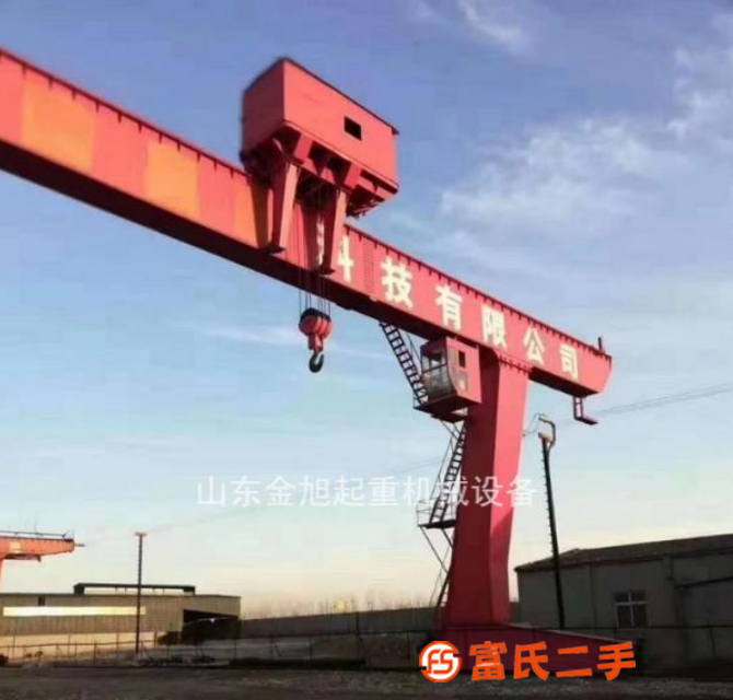 轉讓卷揚機式L型門吊16噸跨度20+8米，起高9米，