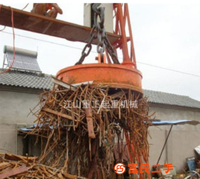 轉(zhuǎn)讓熱銷廢鋼專用強(qiáng)磁電磁吸盤 二手1.5米1.8米強(qiáng)磁電磁