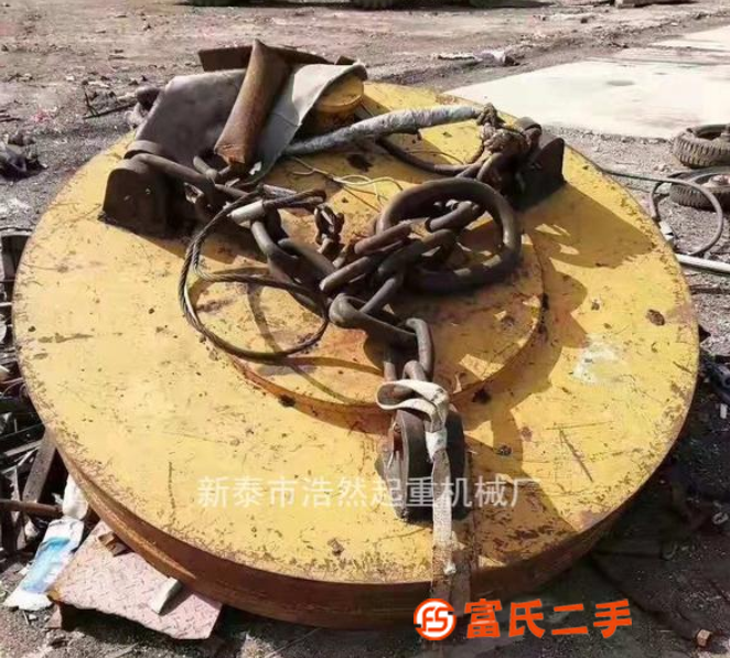 出售二手電磁吸盤、抓斗、吊具、起重機配件等