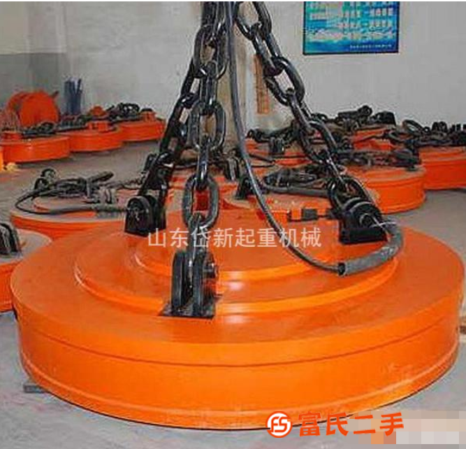 高頻強磁電磁吸盤廠家直銷 改裝挖機吸盤自發電 廠家直銷價格優
