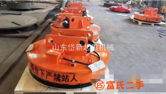 轉(zhuǎn)讓定制高頻強(qiáng)磁電磁吸盤 叉車吸盤 挖機(jī)吸盤 改裝挖機(jī)吸盤自