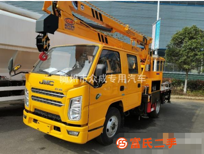 轉(zhuǎn)讓國六藍(lán)牌高空作業(yè)車現(xiàn)貨 藍(lán)牌13米高空作業(yè)車