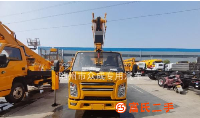 轉(zhuǎn)讓國六江鈴13米 藍(lán)牌折臂高空作業(yè)車