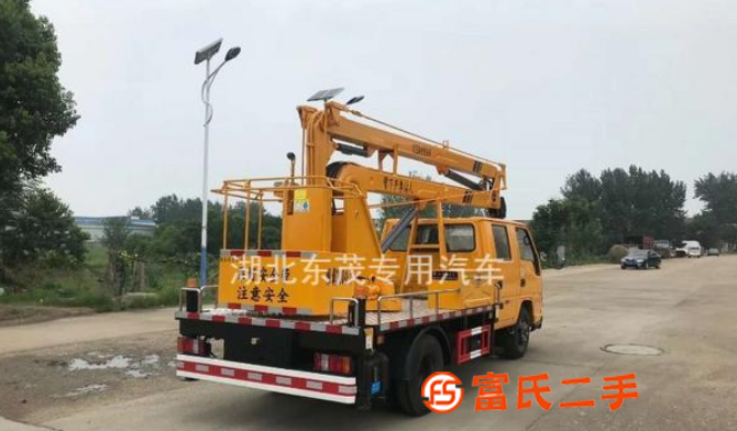 轉讓江鈴_東風雙排藍牌12米高空作業車_可分期