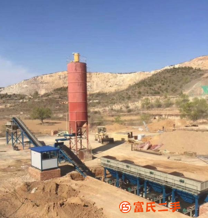 出售二手600型穩定土拌合站,攪拌站包運轉