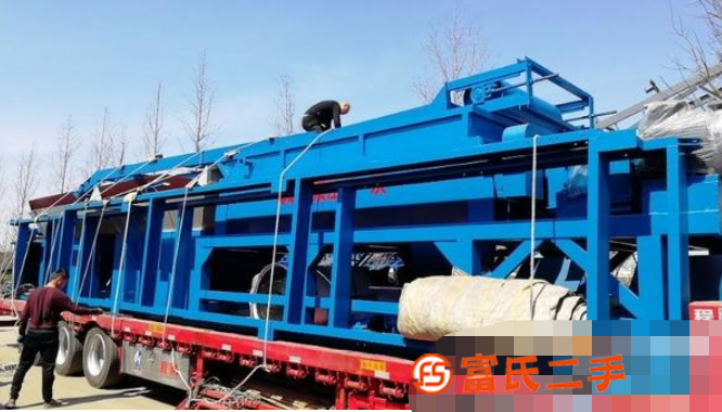 出售二手600型穩定土拌合站含一個100噸水泥倉,