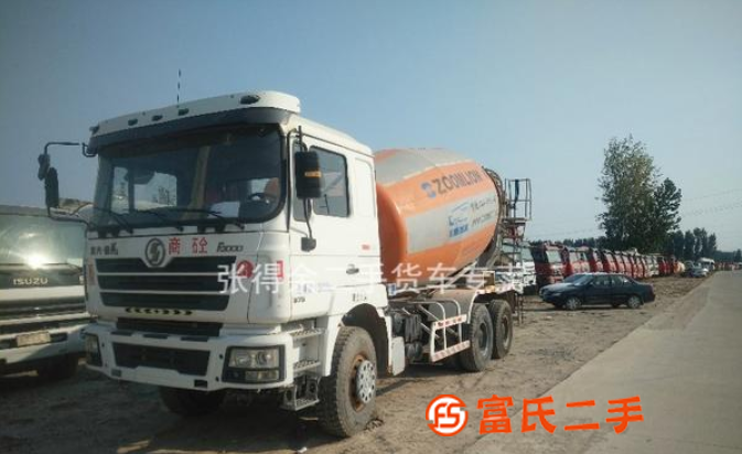 出售一批二手陜汽德龍豪沃歐曼三一混泥土攪拌罐車手續(xù)齊