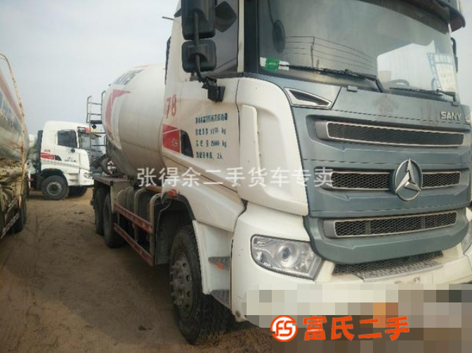 出售一批二手歐曼豪沃陜汽德龍三一混泥土攪拌罐車手續(xù)齊