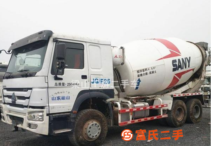 轉(zhuǎn)讓二手華菱混凝土攪拌罐車 手續(xù)齊全