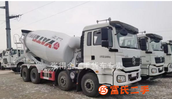 出售一批二手陜汽德龍豪沃歐曼三一混泥土攪拌罐車手續齊