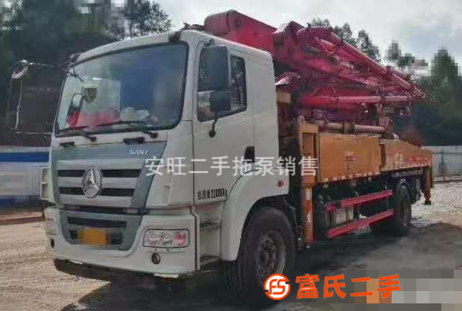 現車出售豪車,19年4月三一37米泵車,泵送方量3萬方