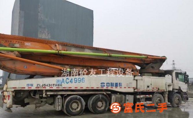 出售2014年中聯重科斯堪尼亞底盤56米泵車一臺
