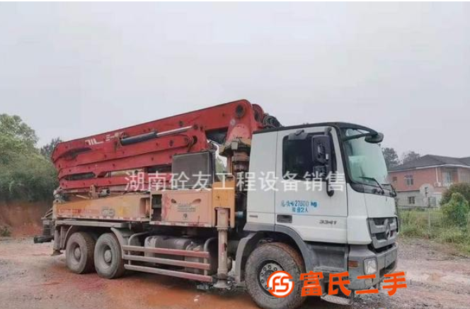 出售14年三一奔馳38米泵車，國四