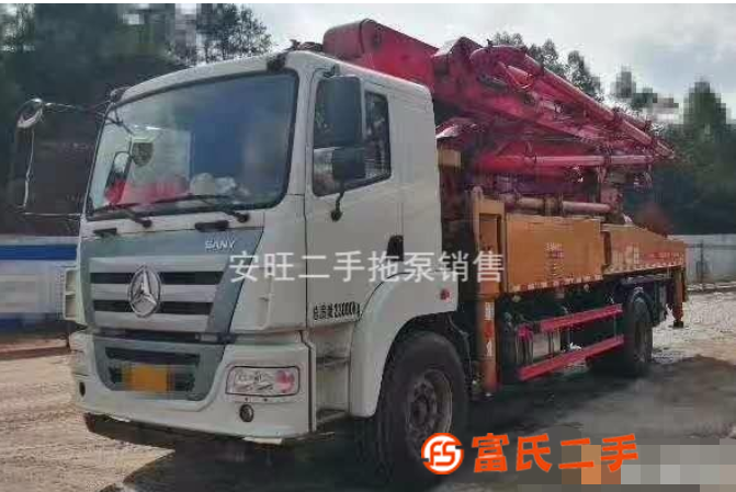 現車出售豪車,19年4月三一37米泵車,泵送方量3萬方