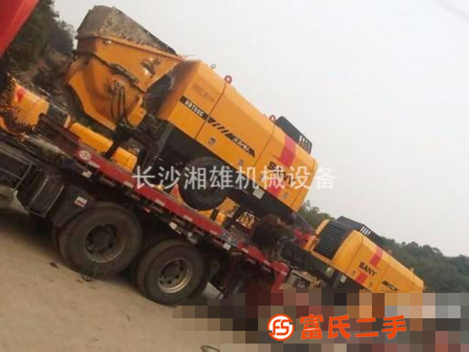 轉讓二手民和攪拌混凝土泵車