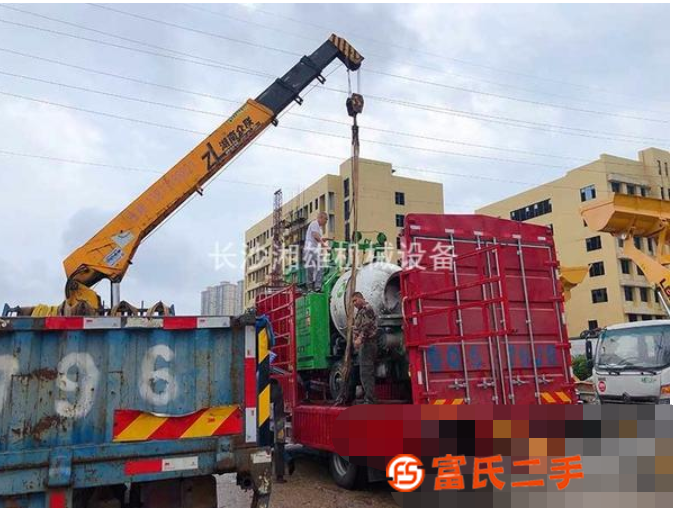 轉讓二手三民混凝土攪拌一體泵車