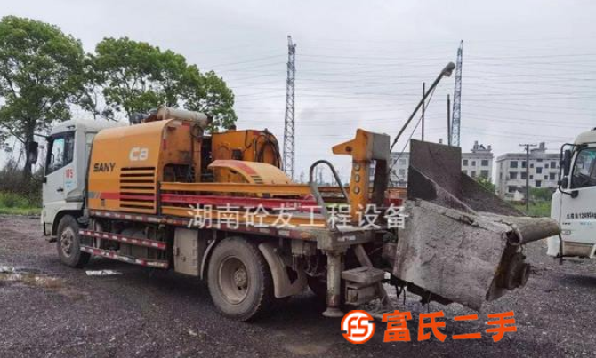 出售14年三一10020車載泵,剛下工地
