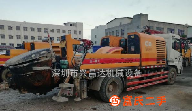 自用轉讓2014年底國四C8三一重工車載泵10020,東風天