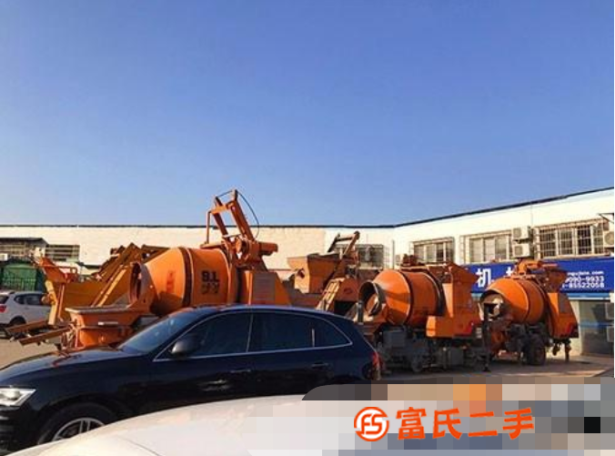 二手攪拌機泵車一體機,二手三民攪拌機輸送泵一體機轉讓