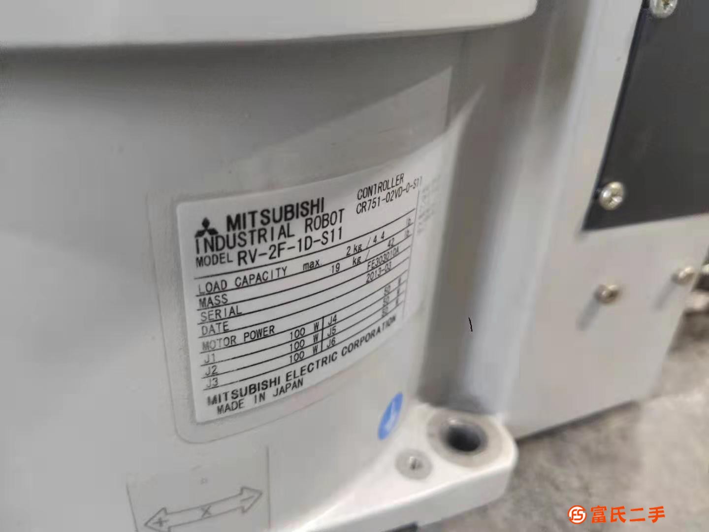 二手工業(yè)機器人-三菱機器人RV-2F