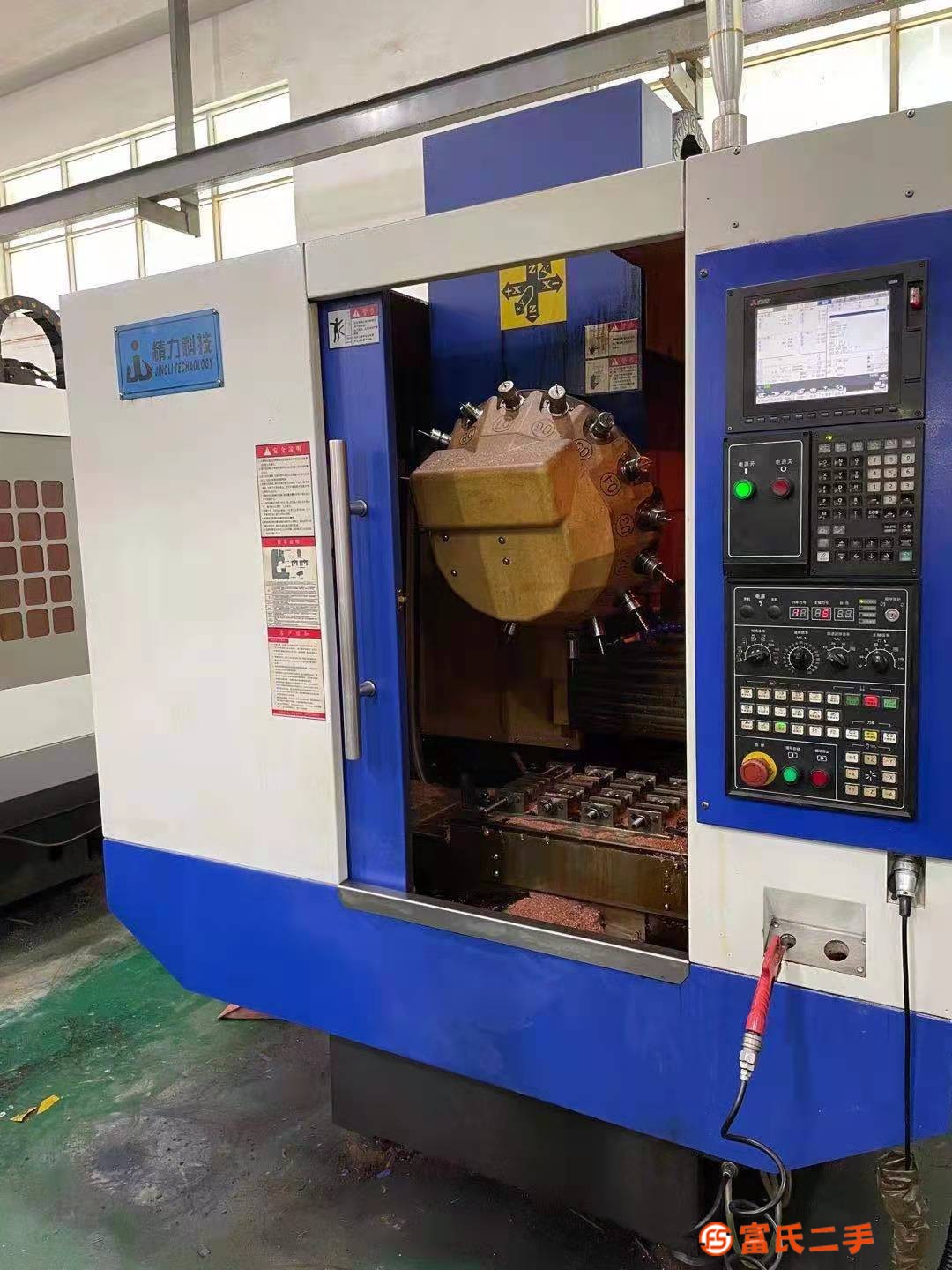低價出售精力T500鉆攻機，三菱M80系統 主軸20000轉