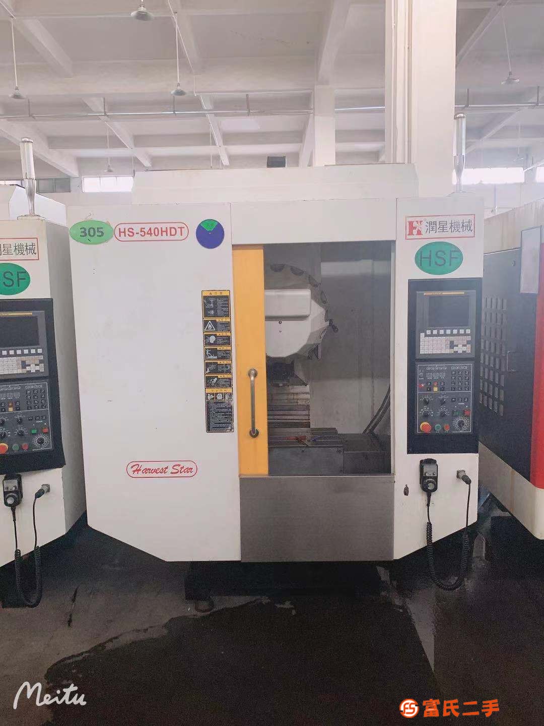 潤星T500鉆工機，發那科MF系統，16刀機械刀庫=