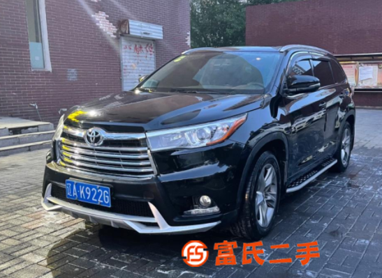 豐田 漢蘭達 2017款 2.0T 手自一體 四驅豪華導航版 