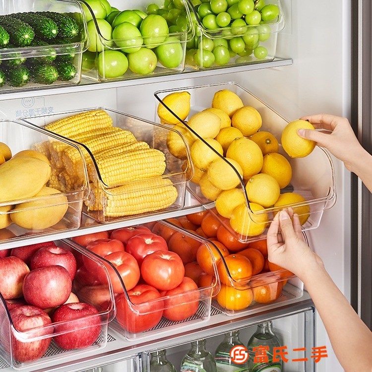 冰箱抽屜式食品級整理神器蔬菜收納盒儲物盒冷凍專用儲物盒保鮮盒 