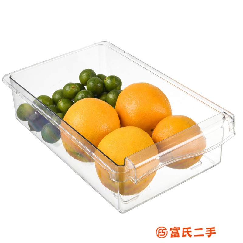 PET抽屜式冰箱收納盒 果蔬收納盒 冰箱塑料保鮮盒懸掛透明雞蛋盒 